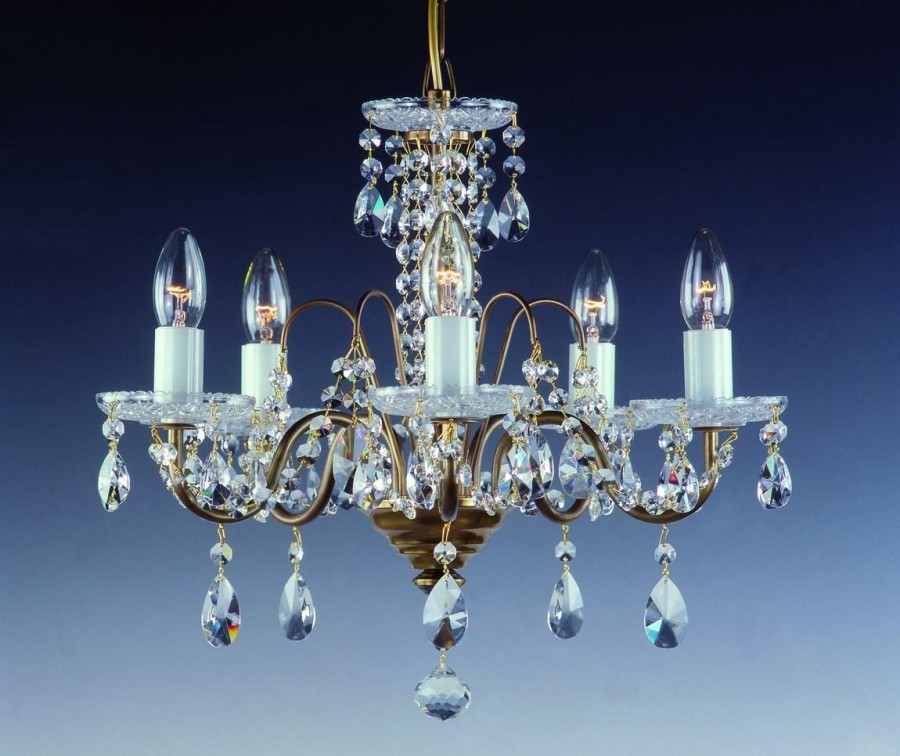 Chandelier with metal arms AL086