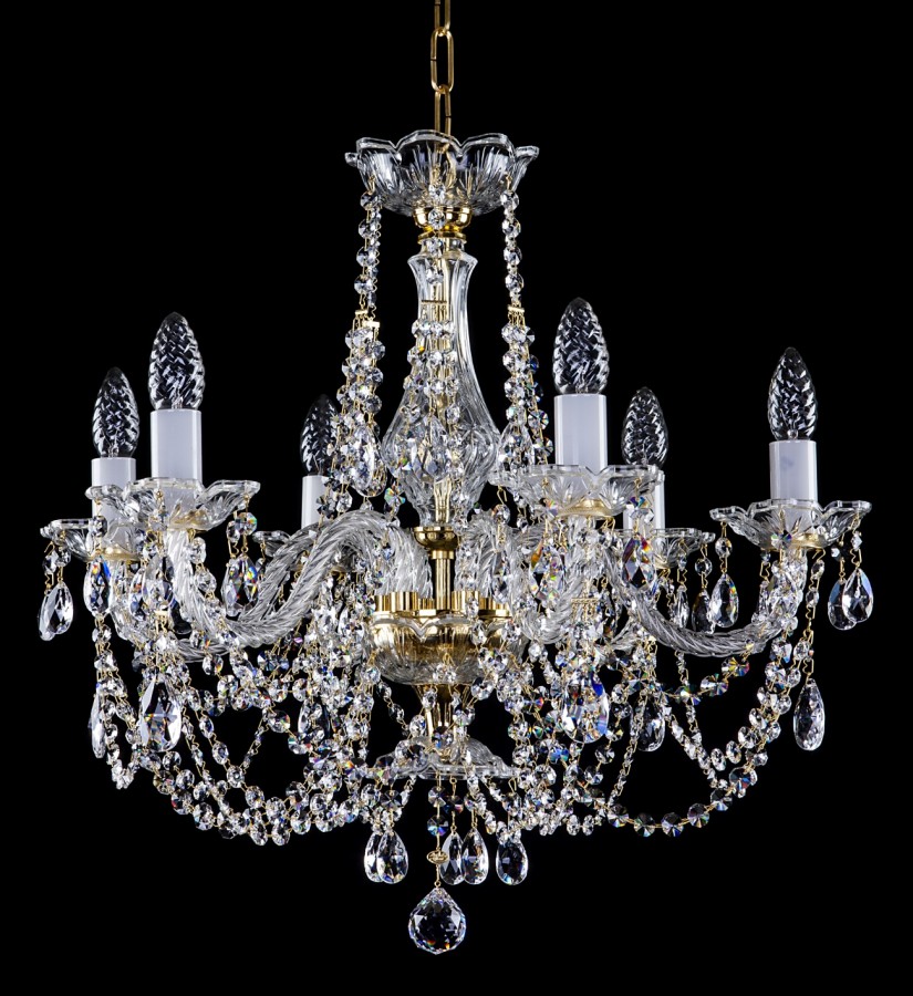 Cut glass crystal chandelier L022CLN