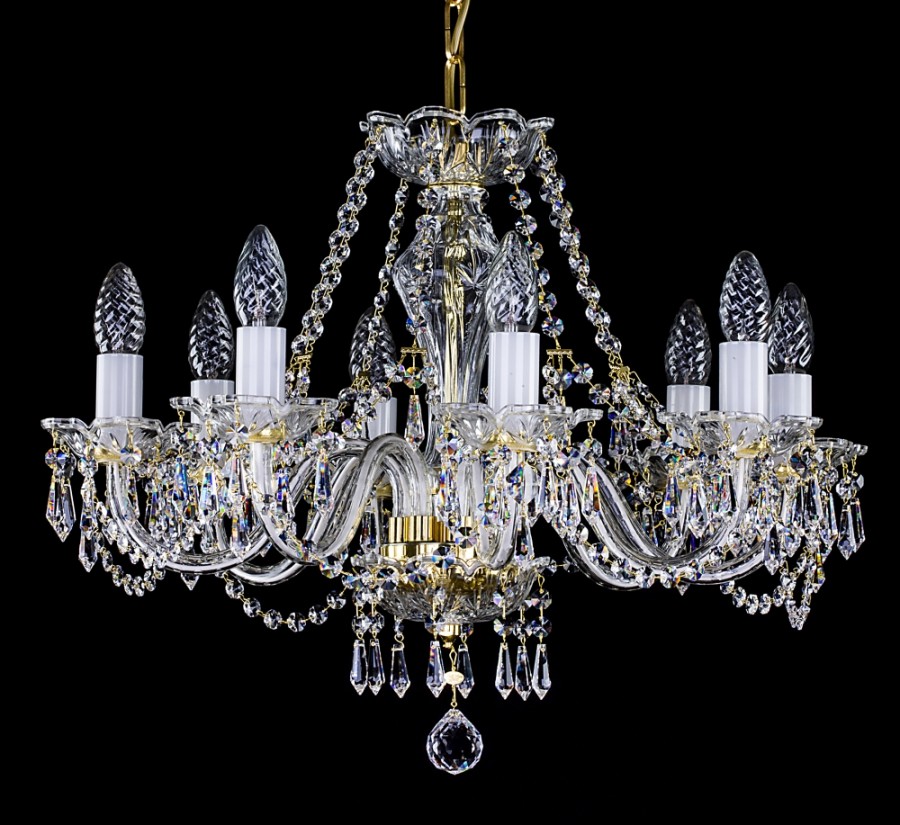 Cut glass crystal chandelier L028CE