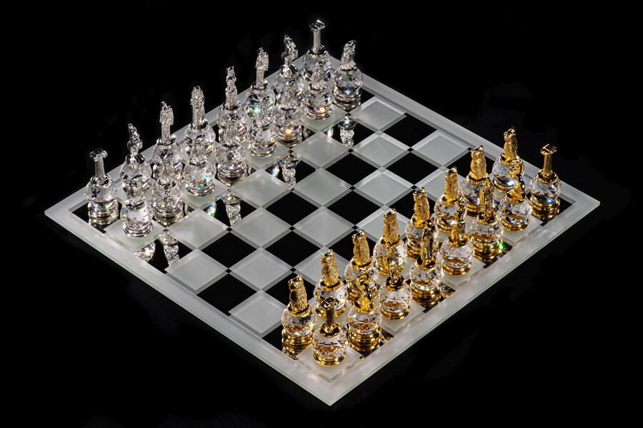 Sklenené šachy Recko025