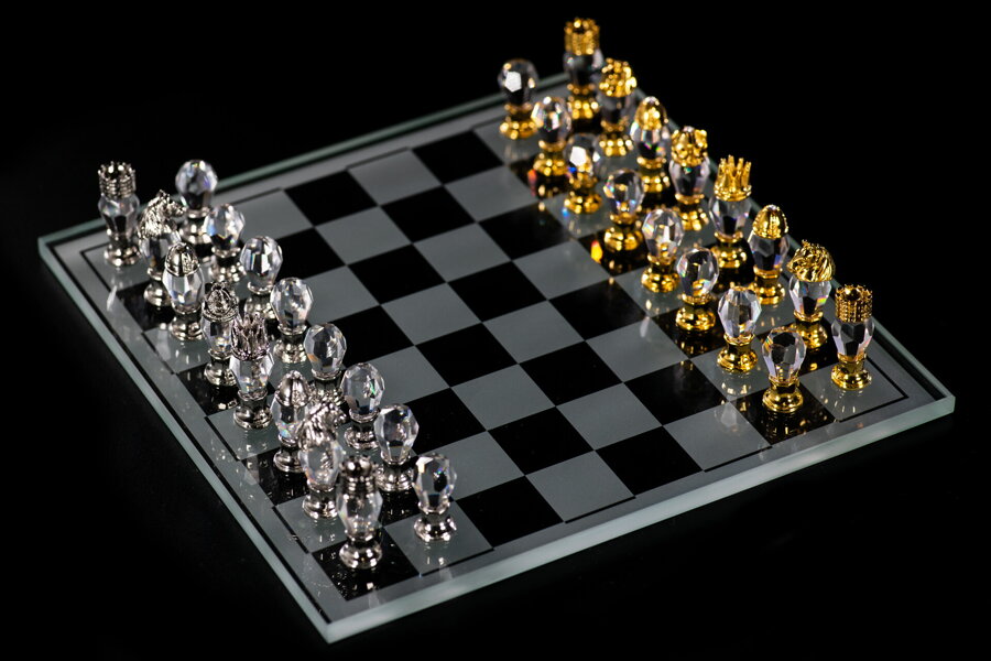 Krištáľové šachy Royal018
