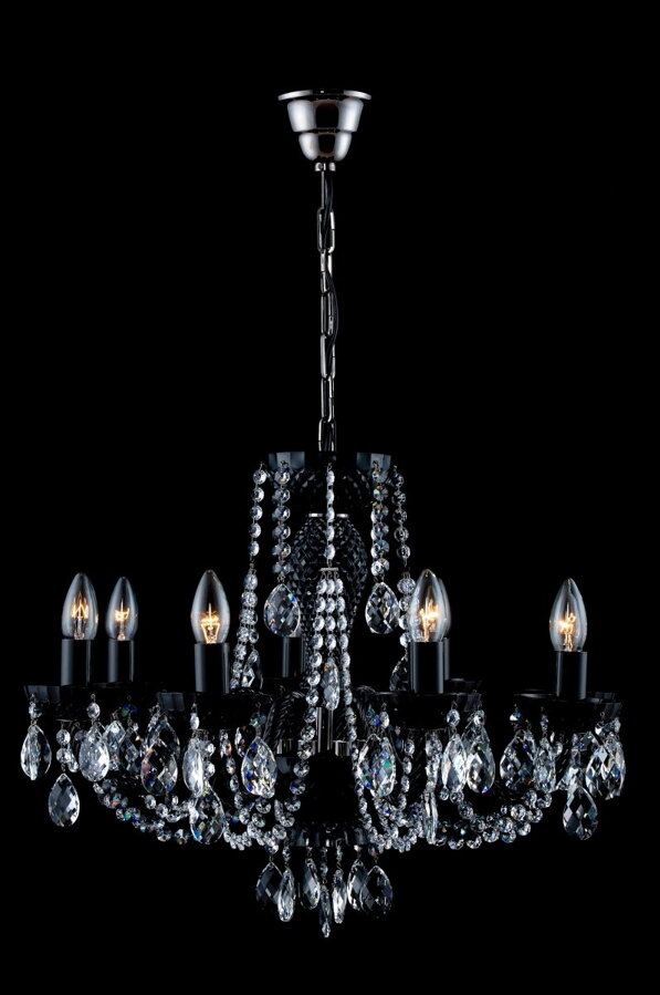 Chandelier crystal black TX852084008