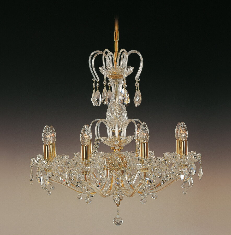 Cut glass crystal chandelier EL660819