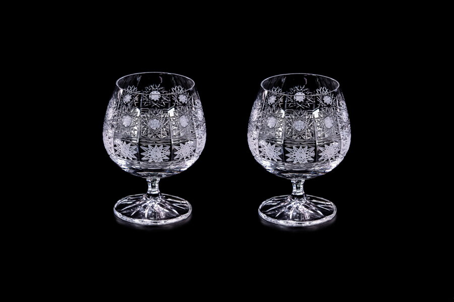 Нарезанные стаканы для рома Набор 2 шт 12010-250ml