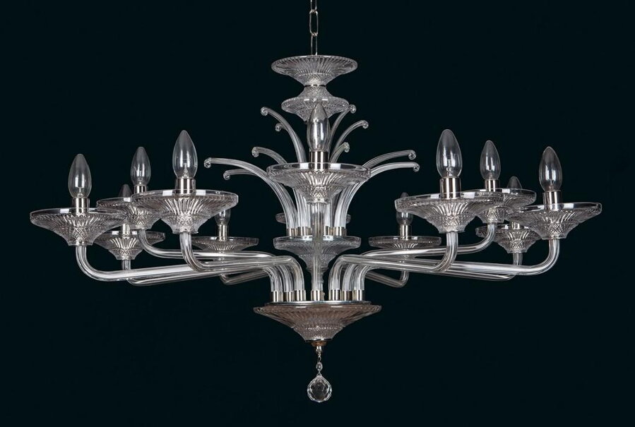 Clear Glass Chandelier EL4338400